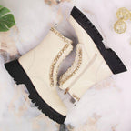 Leather ankle boots with a chain insulated Artiker W HBH40 Footwear/Outdoor/Artiker Your Sports Performance