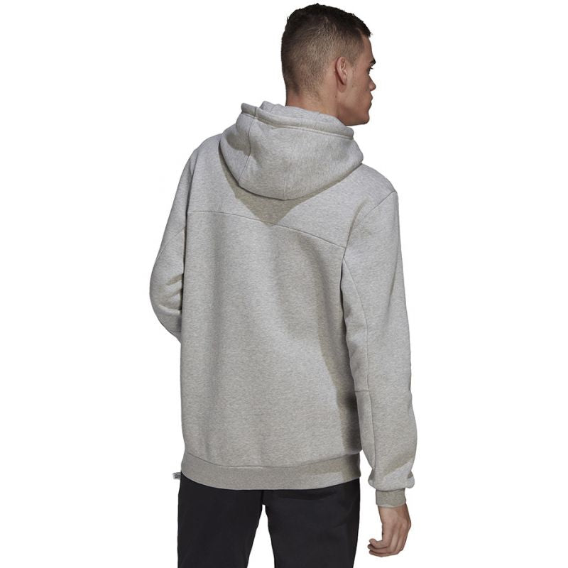 adidas Stadium Fleece Badge of Sport Hoodie M HC5869 Clothing/Training Adidas