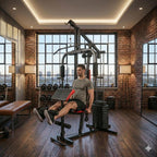 Multigym PRO BMG 4700 bench with weight stack 66kg