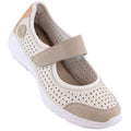 Comfortable Rieker W RKR575A openwork shoes, beige Footwear/Lifestyle/Rieker Your Sports Performance