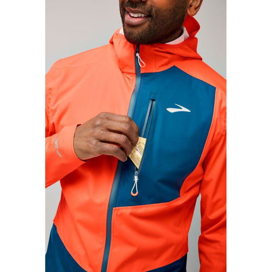 High Point Waterproof Jacket 2 Men's Running Jacket Orange Import z Brooks/Brooks/Kurtki Your Sports Performance