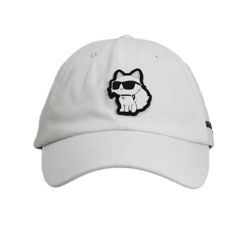 Karl Lagerfeld Paris Choupette Strapback Cap White – L5WH7944 wht