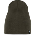 BUFF KNITTED & FLEECE BAND BEANIE LILON SHORT BEETLE GREEN Hat