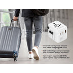 GEMBIRD UNIVERSAL TRAVEL ADAPTER 20W, WHITE Kable i adaptery/Adaptery, przejściówki Your Sports Performance