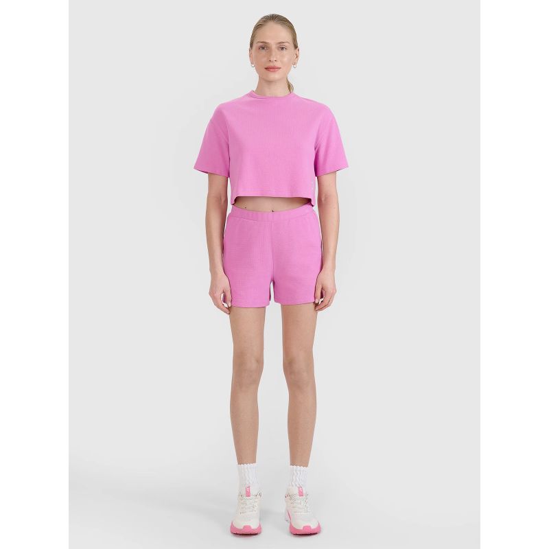 Women's crop top t-shirt 4F 4FWSS25TTSHF1977-54S *Kategoria tymczasowa Your Sports Performance