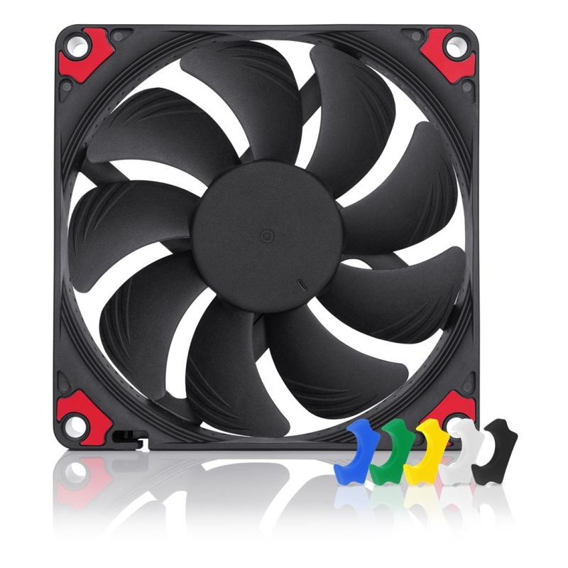 NOCTUA 92mm 300-2200 RPM Low Profile CHROMAX fan Chłodzenie/Chłodzenie - wentylatory Your Sports Performance