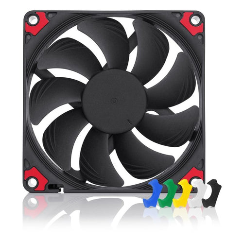 NOCTUA 92mm 300-2200 RPM Low Profile CHROMAX fan Chłodzenie/Chłodzenie - wentylatory Your Sports Performance