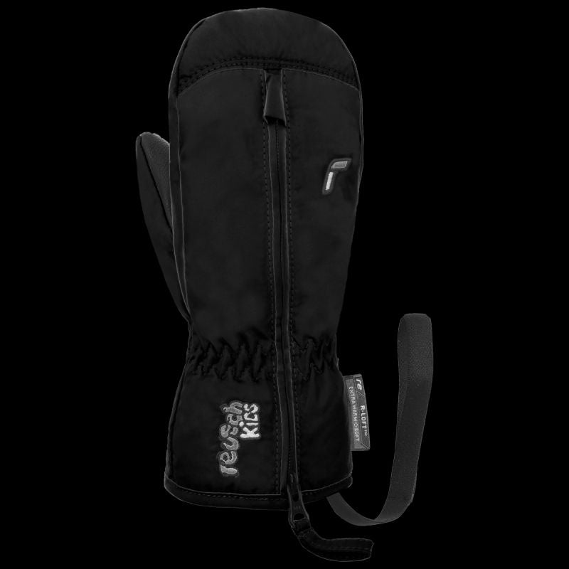 REUSCH Ben Mitten children's winter gloves breathable mittens insulated black (62/85/408/7700) Clothing/Outdoor/Czapki, szaliki, rękawiczki, maski/Reusch Your Sports Performance