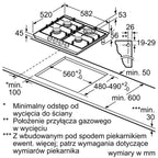 BOSCH PCH6A5I90 gas hob AGD - Produkty/Płyty grzejne do zabudowy Your Sports Performance