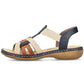 Comfortable Rieker W RKR662 multicolor sandals Footwear/Lifestyle/Rieker Your Sports Performance