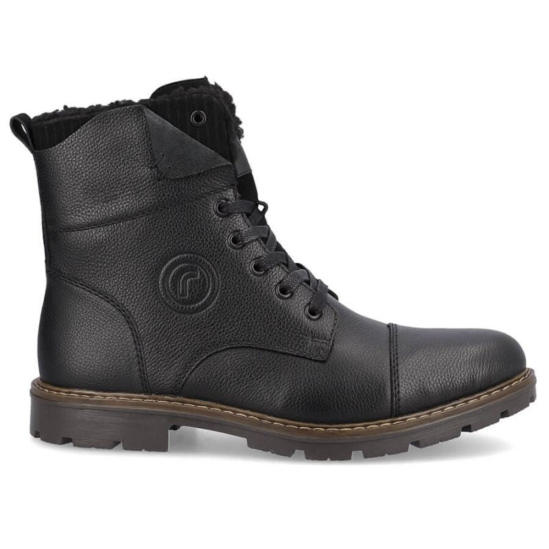 Leather boots insulated with wool Rieker M RKR296A black Footwear/Outdoor/Rieker Your Sports Performance