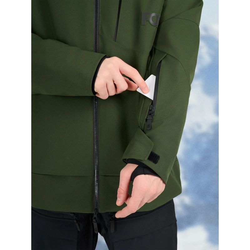 Men's 15000 membrane snowboard jacket 4F 4FRAW25TTJAM1051-43S *Kategoria tymczasowa Your Sports Performance