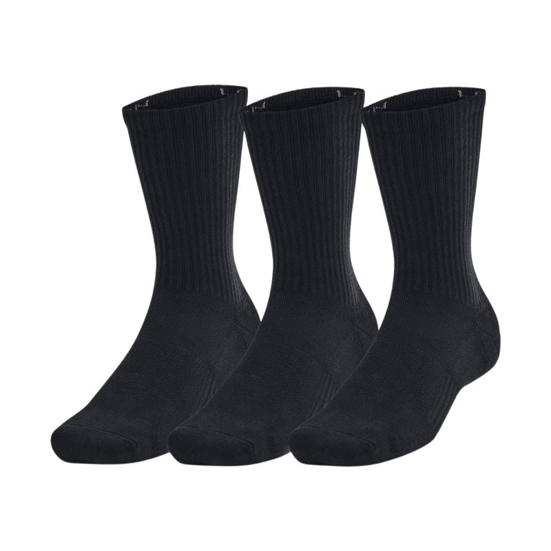 Under Armour TC 3pk Crew Socks 1386311 001 Under Armour