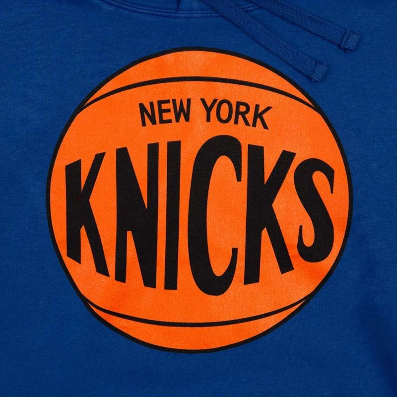 Mitchell & Ness NBA New York Knicks Team Logo Hoody HDSSINTL1267-NYKROYA In preparation Your Sports Performance