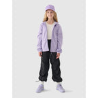 Windproof softshell jacket with neodry 5000 membrane for girls 4F Junior 4FJWAW24TSOFF261-51S 4f