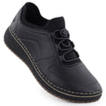Rieker 50960-00 women's leather high-heeled shoes, black To be categorized Your Sports Performance