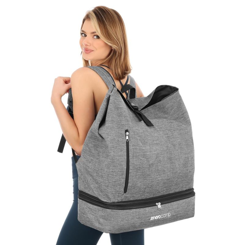 ENERO CAMP GREY BACKPACK WITH THERMAL INSULATION COMPARTMENT Accessories Your Sports Performance