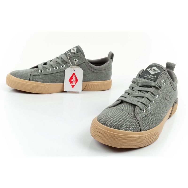 Lee Cooper men's sports shoes sneakers fashionable gray comfortable