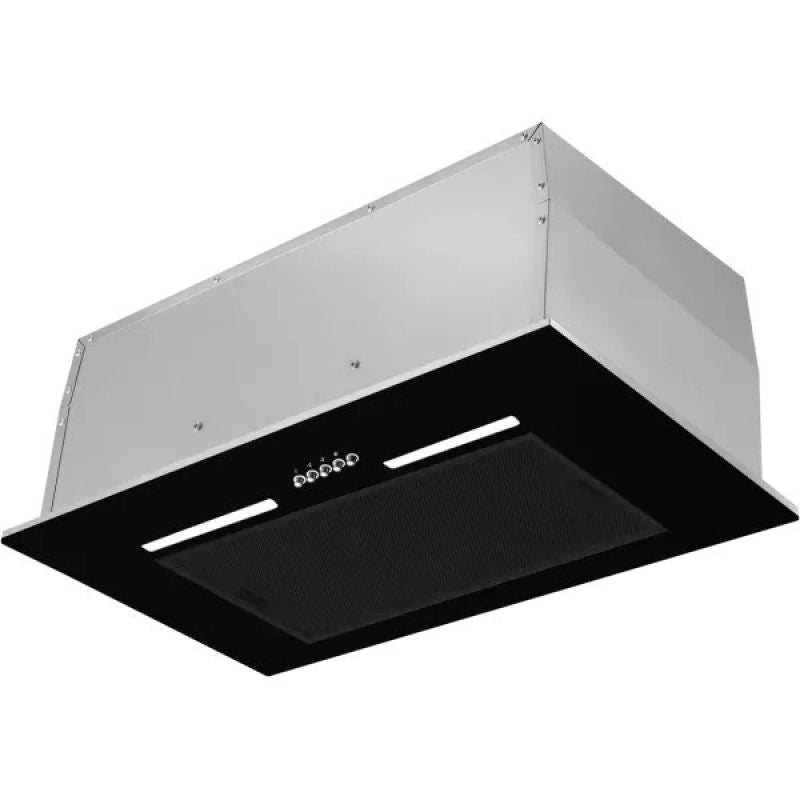 Built-in kitchen hood MPM-54-OWS-02 black glass, LED lighting, absorber and extractor AGD - Produkty/Okapy kuchenne Your Sports Performance