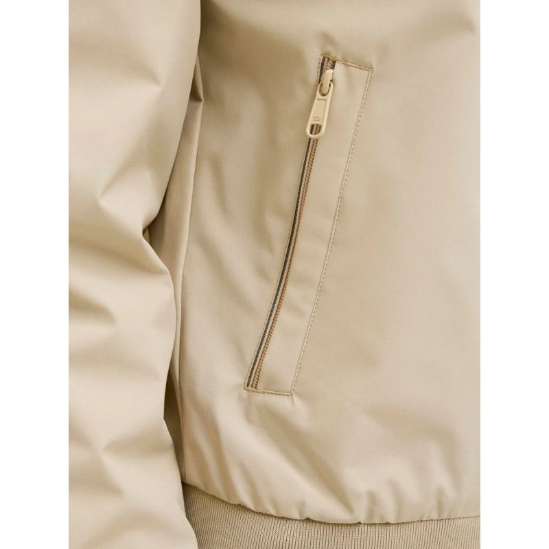 Jack&Jones men's jacket JPRBLUBRAD BOMBER JACKET SN 12273393 WHITE PEPPER Jack&Jones