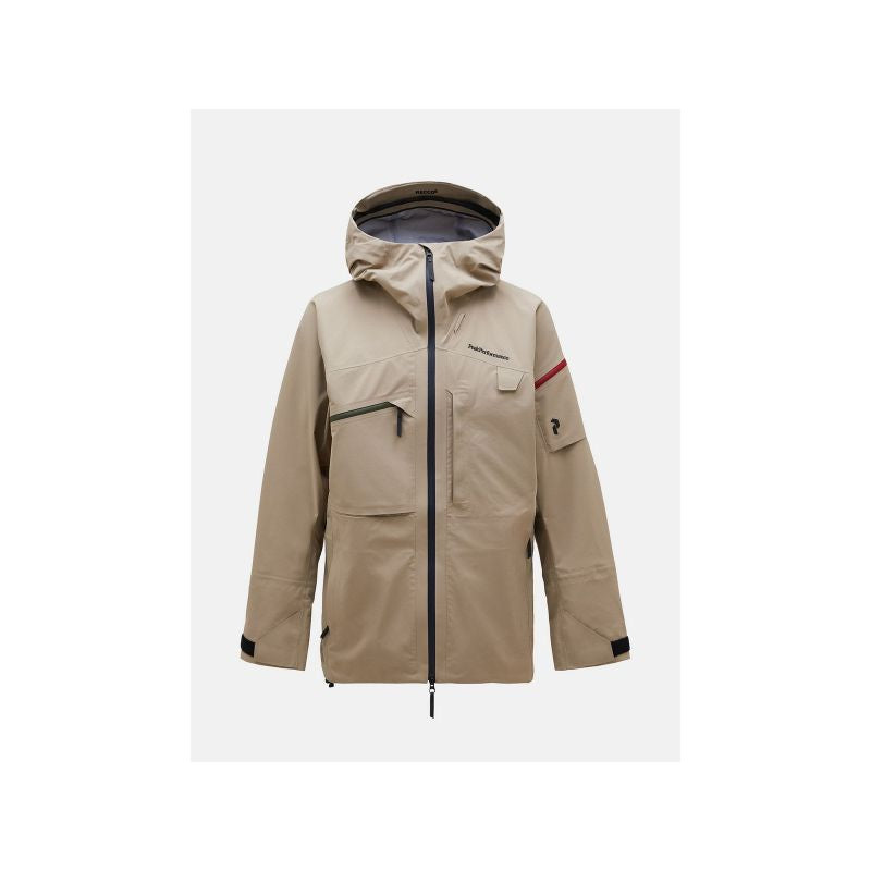 Peak Performance M Alpine Gore-Tex 3L Ski Jacket Beige Import z PMSport Your Sports Performance