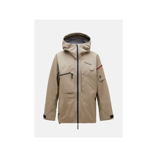 Peak Performance M Alpine Gore-Tex 3L Ski Jacket Beige Import z PMSport Your Sports Performance