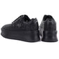 Women's sneakers on the platform, openwork, black Goe TT2N4043 Goe