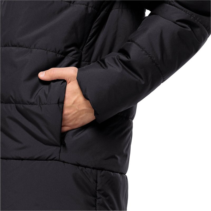 Men's transition jacket Jack Wolfskin DEUTZER LONG JKT M black breathable material black (1207451_6000) In preparation Your Sports Performance