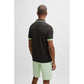 BOSS Paddy 1 Charcoal Regular Fit Men's Polo Shirt Black (50512995-016) Boss