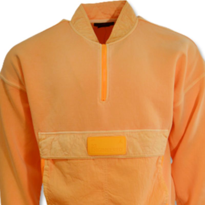 Men's Jordan 23 Engineered 1/2 Zip Top Orange Jacket - CJ5997-810 AIR Jordan
