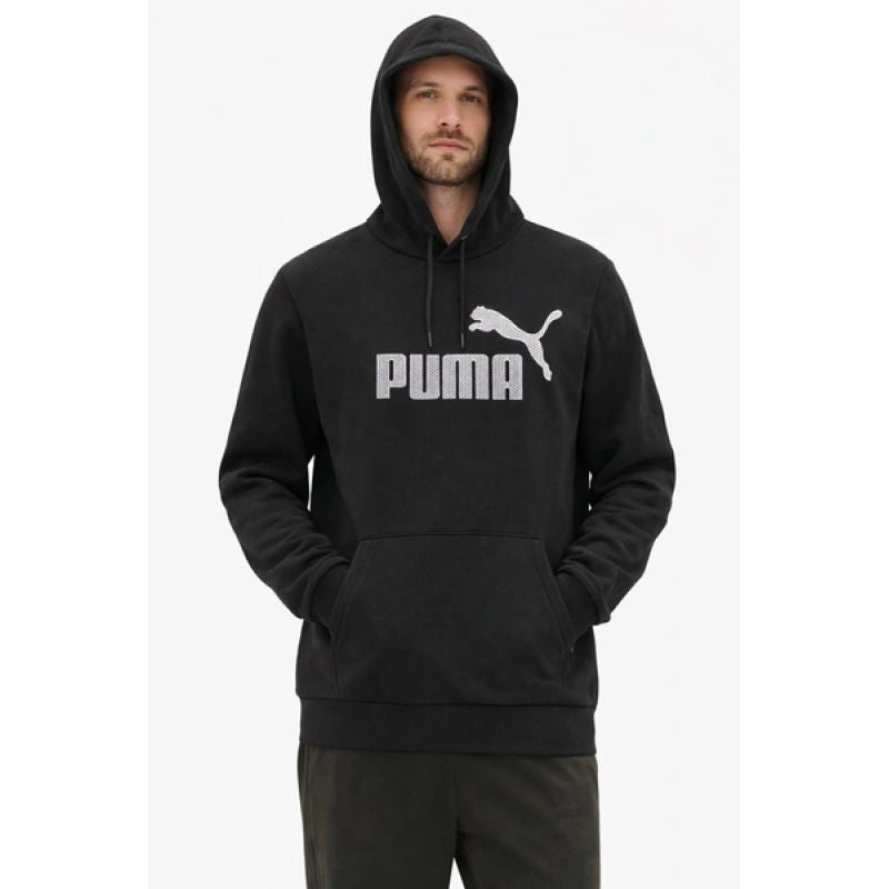 Puma men's black fashionable cotton kangaroo sports hoodie In preparation Your Sports Performance