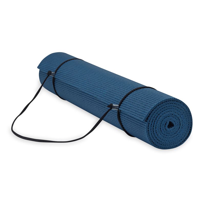 Yoga mat Gaiam Essentials 6 mm with heart Navy 63314 Accessories/Training equipment Your Sports Performance