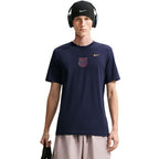 Nike FC Barcelona Men's T-Shirt Navy Blue IQ5030 498
