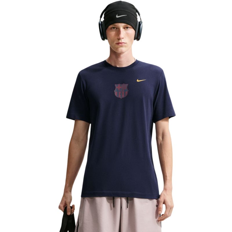 Nike FC Barcelona Men's T-Shirt Navy Blue IQ5030 498