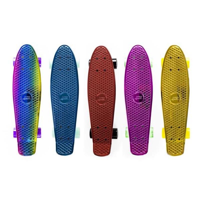 Nils Extreme ELECTROSTYLE PENNYBOARD PNB01 RAINBOW Skateboard Accessories/Skating Your Sports Performance