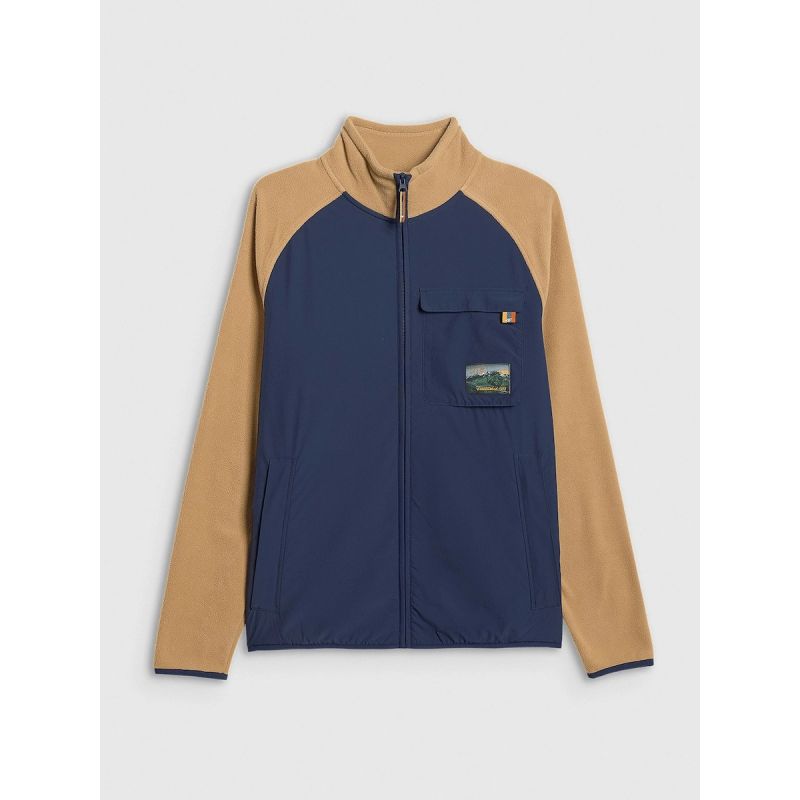 Regular fleece with stand-up collar men's 4F 4FRAW25TFLEM446-83S