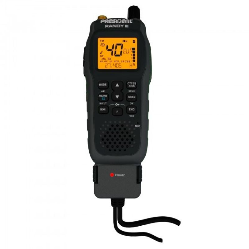 CB Portable Handheld Radio ASC PRESIDENT Randy III Elektronika i akcesoria/CB Radia Your Sports Performance