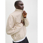 Jack&Jones men's bomber jacket JJECHARGE STAND COLLAR BOMBER NOOS 12288895 MOONBEAM