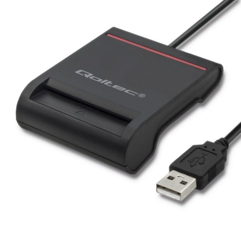 QOLTEC SMART ID CHIP CARD READER USB 2.0 | PLUG&PLAY In preparation Your Sports Performance