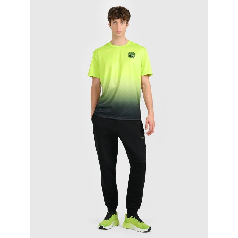 Men's quick-drying T-shirt with print 4F x Robert Lewandowski 4F RL9SAW25TTSHM3358-45N