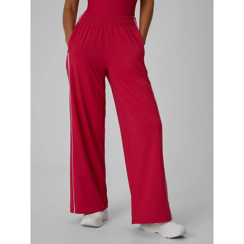 Women's quick-drying wide-leg trousers 4F 4FRSS26TTROF1966-62S 4f
