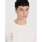 Men's oversized printed T-shirt 4F 4FRSS25TTSHM2652-11S *Kategoria tymczasowa Your Sports Performance