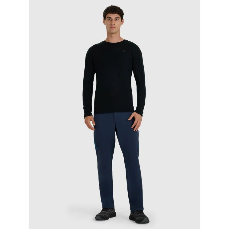 Men's quick-drying trekking longsleeve with merino wool 4F 4FWAW25TFLOM430-20S 4f