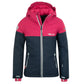 Trollkids Girls Hallingdal Jacket with Hood, Navy/Pink (223-114) In preparation Your Sports Performance