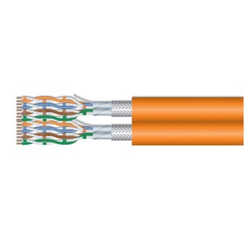 Installation Equipment Cat7 Duplex S/FTP ECA Cable 500.00m Orange LSZH Kable, gniazda i wtyki/Kable sieciowe Your Sports Performance