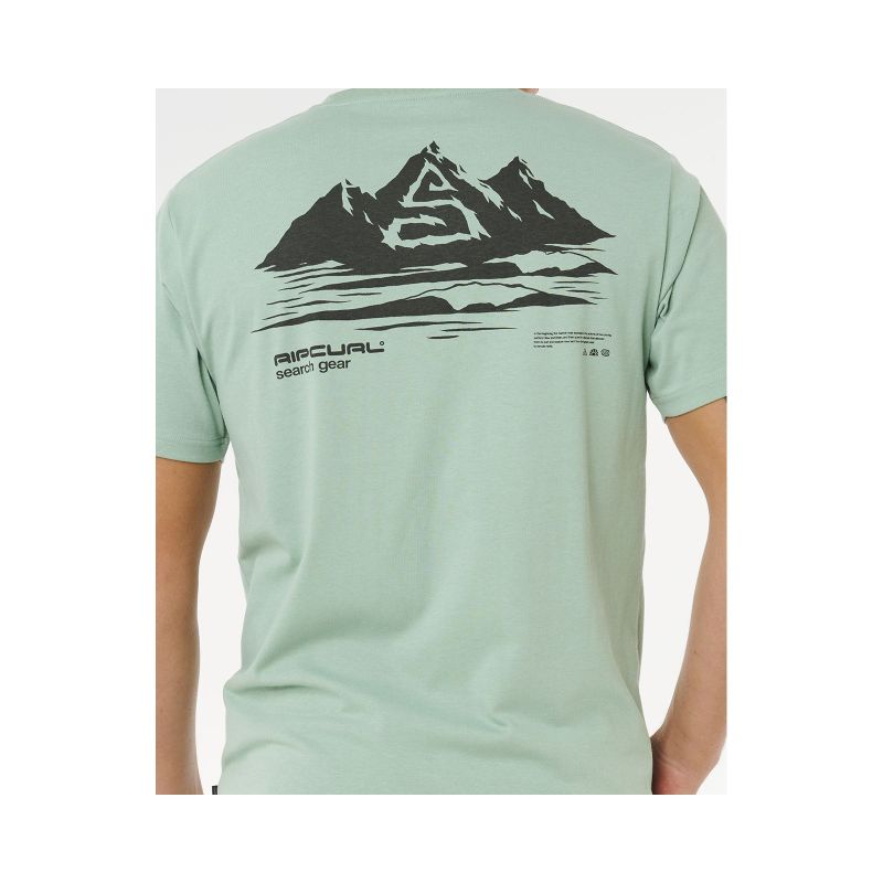 RIP CURL Vaporcool Search Peak Tee Green