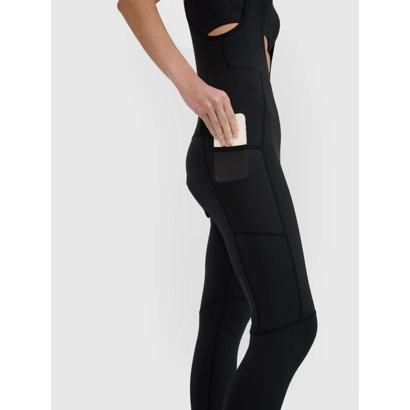 Women's cycling leggings with gel-foam padding and suspenders 4F 4FWSS25TFTIF331-20S *Kategoria tymczasowa Your Sports Performance
