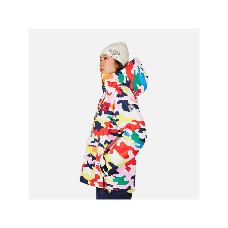 ROSSIGNOL W JCC VALTHOR JKT women's ski jacket, multicolor