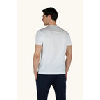 Paul&Shark Men's T-shirt made of cotton and lyocell, light ecru (26411007-108) - classic comfort
