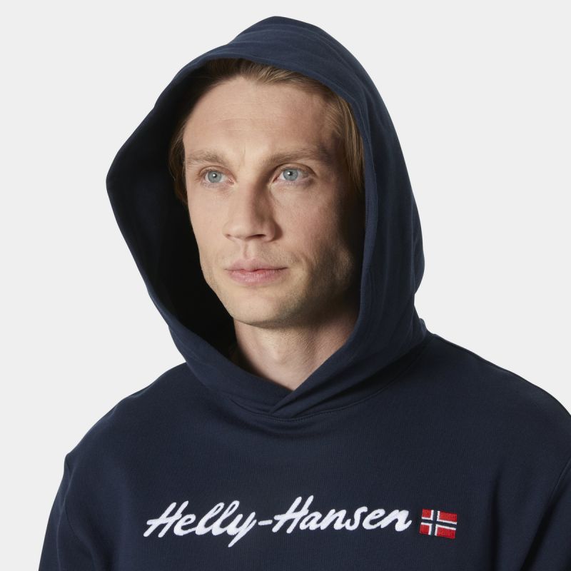 Helly Hansen Core Graphic Sweat Hoodie M 53924 596 Clothing/Outdoor/Helly Hansen Your Sports Performance